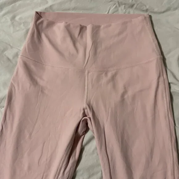 EXCELLENT Lululemon Align High-Rise Crop 21" Leggings Flush Pink Yoga Pants 6 - Picture 9 of 13